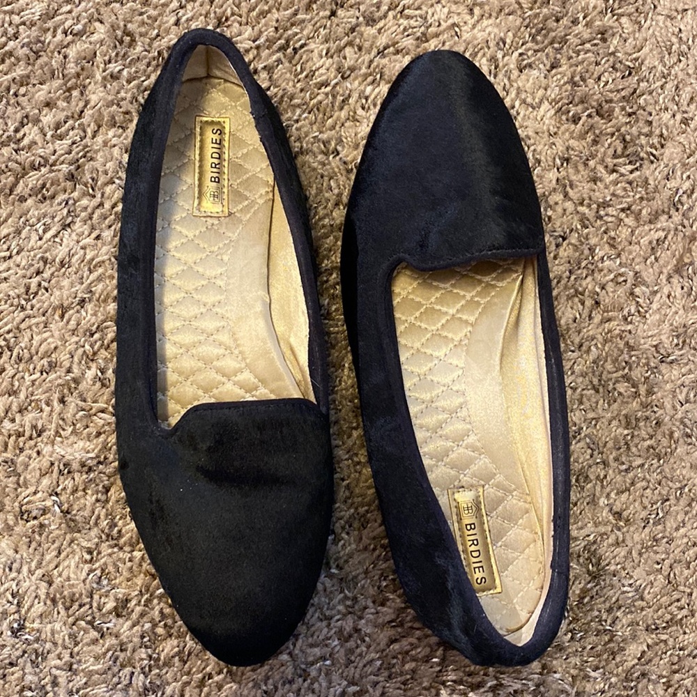 Birdies ‘The Blackbird’ black calf hair loafer